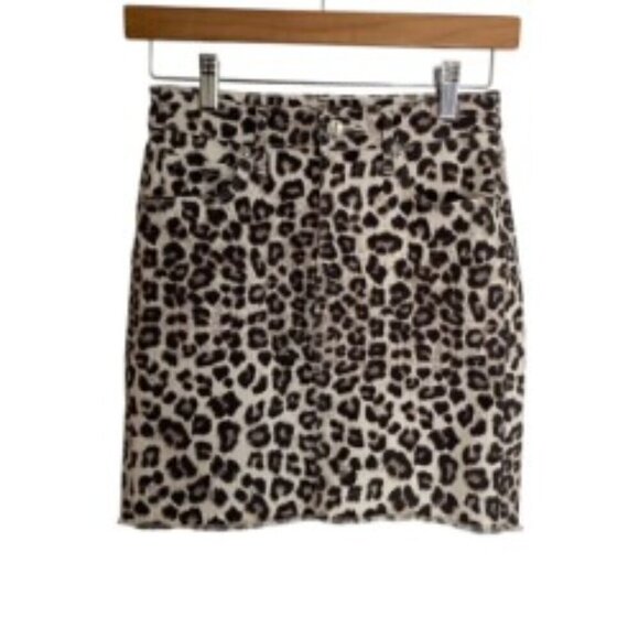 Good American Snow Leopard Skirt 0/25 - Picture 1 of 4